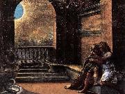 Isaac and Rebecca Spied upon by Abimelech Raffaello